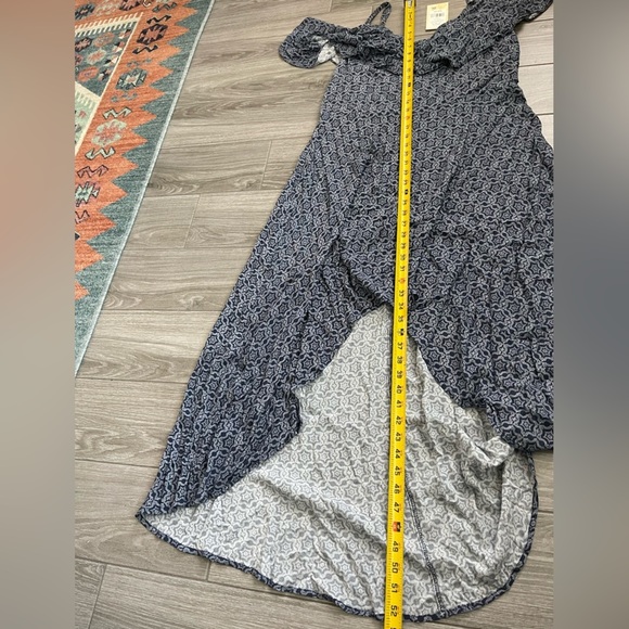 Rewind| Boho Maxi Dress in High-Low Style, Size XXL•••Navy Tones NWT - Picture 10 of 11